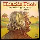 CHARLIE RICH Sings The Songs of Hank Williams & Others 