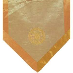  Alter Cloth   Wheel of Dharma   Iridescent Gold