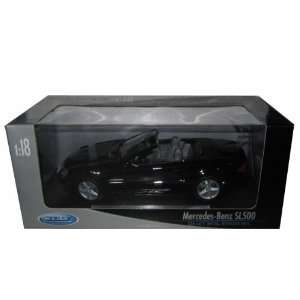    Mercedes SL Class SL500 Black 118 Diecast Model Car Toys & Games