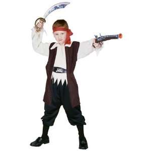  Kids Pirate Costume Outfit (Small 4 6) Toys & Games