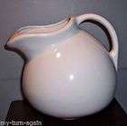 art deco pottery large tilt ball pitcher ice lip expedited