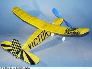 Korda Victory Airplane Model FF 97LC Free Flight Rubber Power Kit Made 