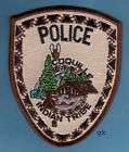 COQUILLE TRIBAL POLICE PATCH OREGON