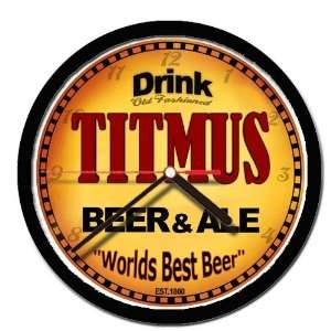  TITMUS beer and ale cerveza wall clock 