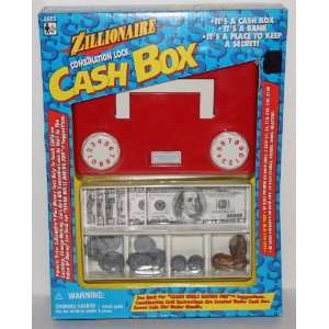   Lock Cash Box with Play Money Educational Toy Toys & Games