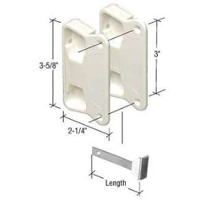 Sliding Screen Door Latch and Pull, White, 3 Screw Holes for Superior 