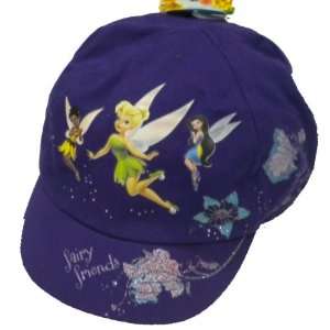  Disney Fairies Tinkerbell Fairy Friends Glittery Cap Size 