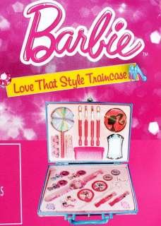 New Barbie Kids Makeup Set in Pink Carry Case Love That Style 
