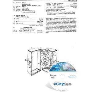  NEW Patent CD for TIMING DEVICE 