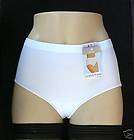 Barely There Microfiber Full Cut White Brief Size 8/9