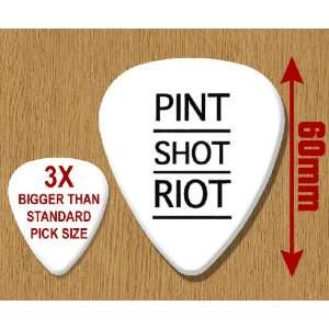  Pint Shot Riot BIG Guitar Pick Musical Instruments