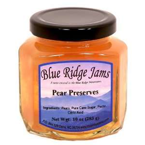 Blue Ridge Jams Pear Preserves, Set of 3 (10 oz Jars)  