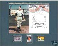 Yankees,MICKEY MANTLE Hall of Fame,Baseball Stamps  