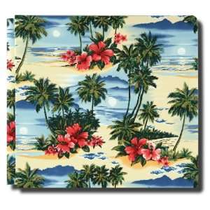 com Collected Memories PB Palm Tree Delight Fabric Covered Post Bound 