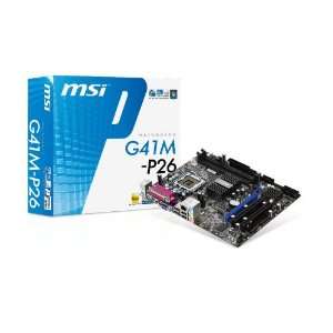   PCIEx16/1 PCIEx1/1 PCI Micro ATX Motherboard G41M P26 Electronics