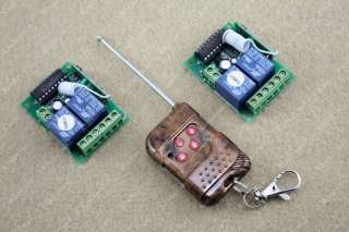 Channel Wireless RF Remote Control with 2 Receiver  