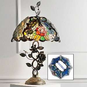  Tiffany Style Floral Baroque Table Lamp