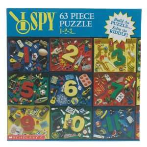  I Spy Puzzle   1,2,3 Puzzle Toys & Games