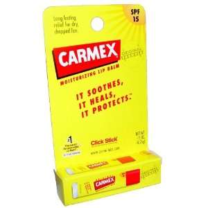  Carmex Click Stick Blister Medicated Lip Balm (Pack of 12 