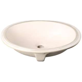 Undermount Porcelain Almond Vanity Bathroom Sink  
