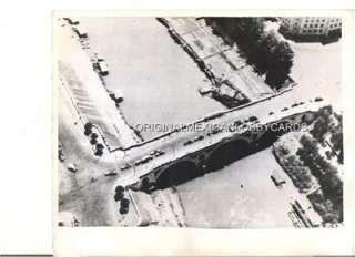 WWII ITALY, AIR VIEW OF ALLIED VEHICLES CROS PHOTO 1944  
