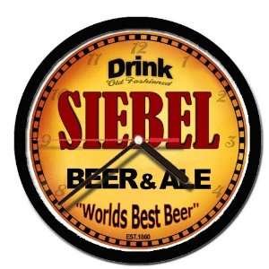  SIEBEL beer and ale cerveza wall clock 