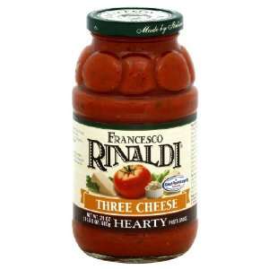   Pasta Sauce, Hearty, Three Cheese, 24 Oz. (Pack of 6) 
