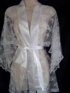 NWT Victorias Secret Bride Collection I Do Lace Robe Kimono OS 