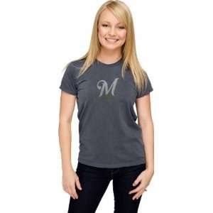 Milwaukee Brewers Womens Cooperstown Big Time Play 2 Pigment Dyed Tee