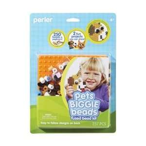  Perler Fun Fusion Biggie Fuse Bead Activity Kit Pets; 2 