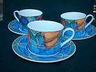 VICTORIA BEALE CASUAL FORBIDDEN FRUIT CUPS SAUCERS 2  