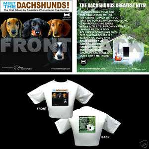 The Beatles Dog Themed T Shirt   Gifts   Dachshunds  