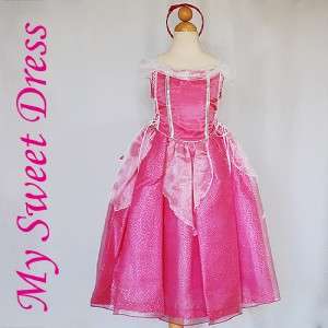   Sleeping Beauty Princess Costume Dress Size 1   Pageant Birthday Party