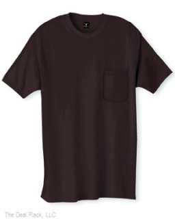 New Hanes Mens 6.1 Beefy T w/ Pocket T Shirt Any Sz/Clr  
