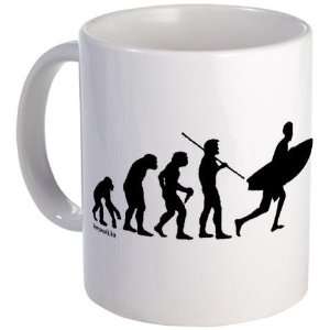  Surfer Evolution Funny Mug by 