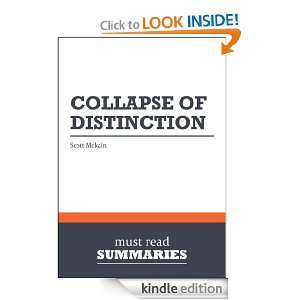 Summary Collapse of Distinction   Scott McKain Must Read Summaries 