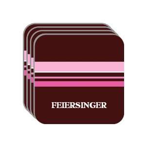   Gift   FEIERSINGER Set of 4 Mini Mousepad Coasters (pink design