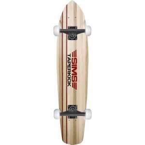  Sims Classic Taperkick Complete Skateboard   7.75x36 Nat w 