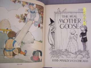 Blanche Fisher Wright REAL MOTHER GOOSE 1st Ed 1916  