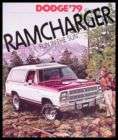 1979 Dodge Ramcharger 4X4 Truck Brochure