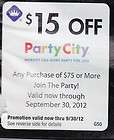 party city coupon  