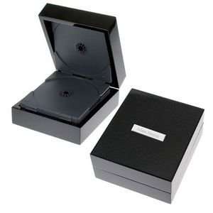  Black Carbon Fiber Look CD Box Electronics