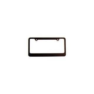 Blank Black Metal License Plate Frame