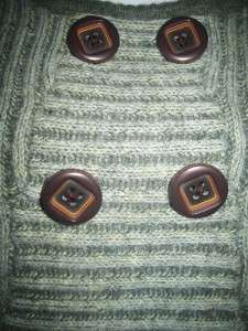 ANTHROPOLOGIE by Laureate Lane Wool Blend Sleeveless Sweater Top S 