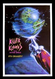 KILLER KLOWNS FROM OUTER SPACE * 1SH CLOWN MOVIE POSTER  
