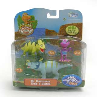   figure 3 pack based on the new henson pbs show the dinosaur train