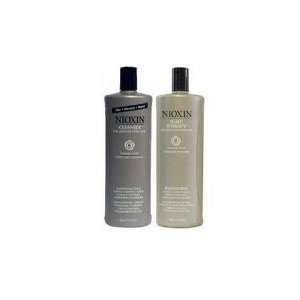 Nioxin System 6 Cleaner and Scalp Therapy Liter Duo Set 
