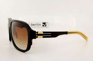Brand New ic berlin Sunglasses Model power law Color black/brown 