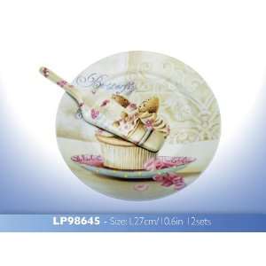  Butterfly Cup Cake Fine China Cake Plate & Server (One 