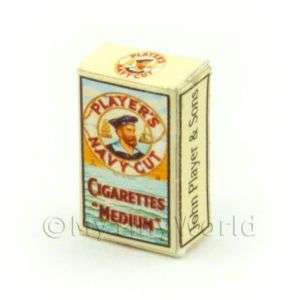 Players Medium Cigarette Pack Doll House Mini Packaging  